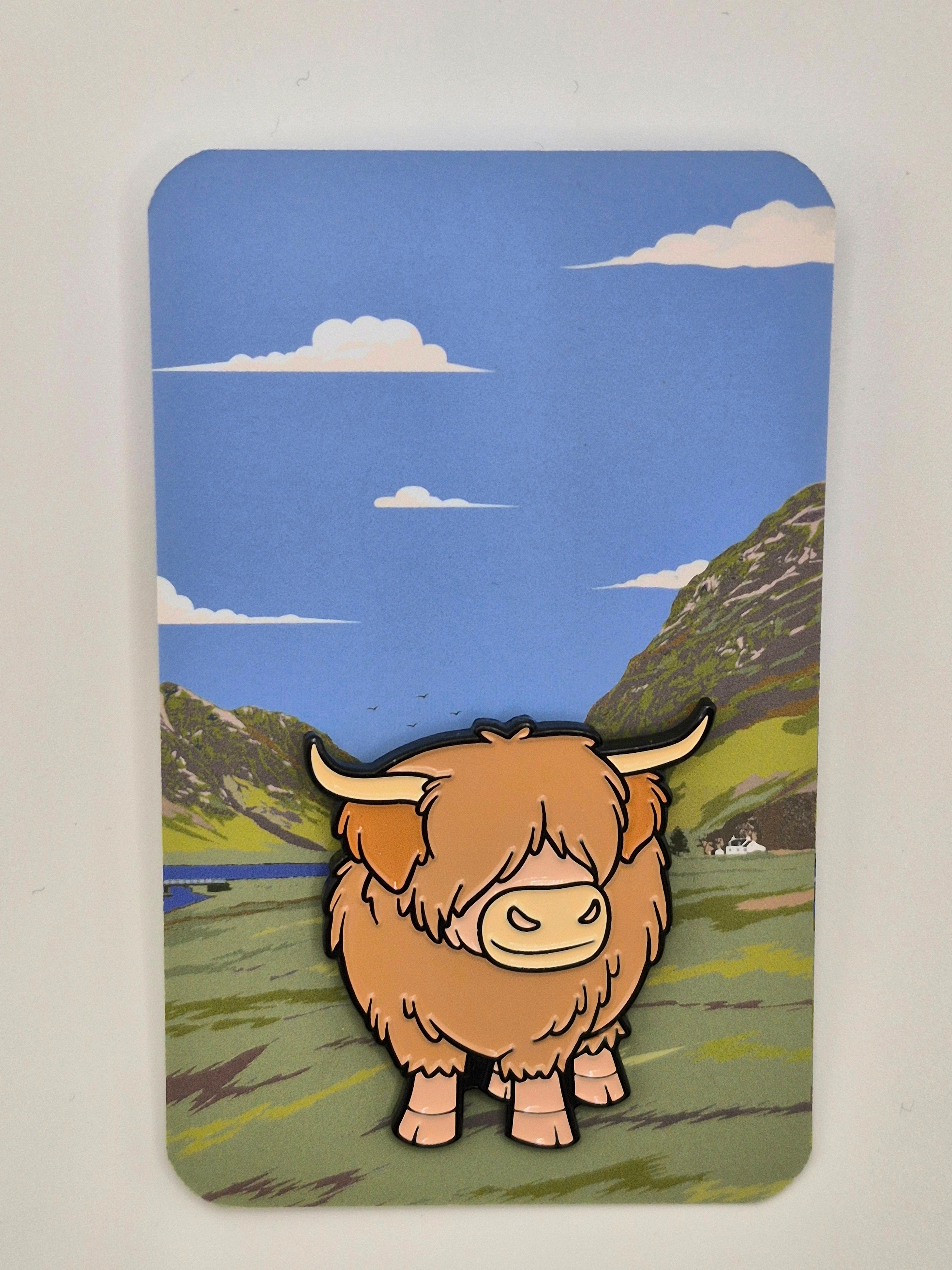 Benji - Highland Cow Pin