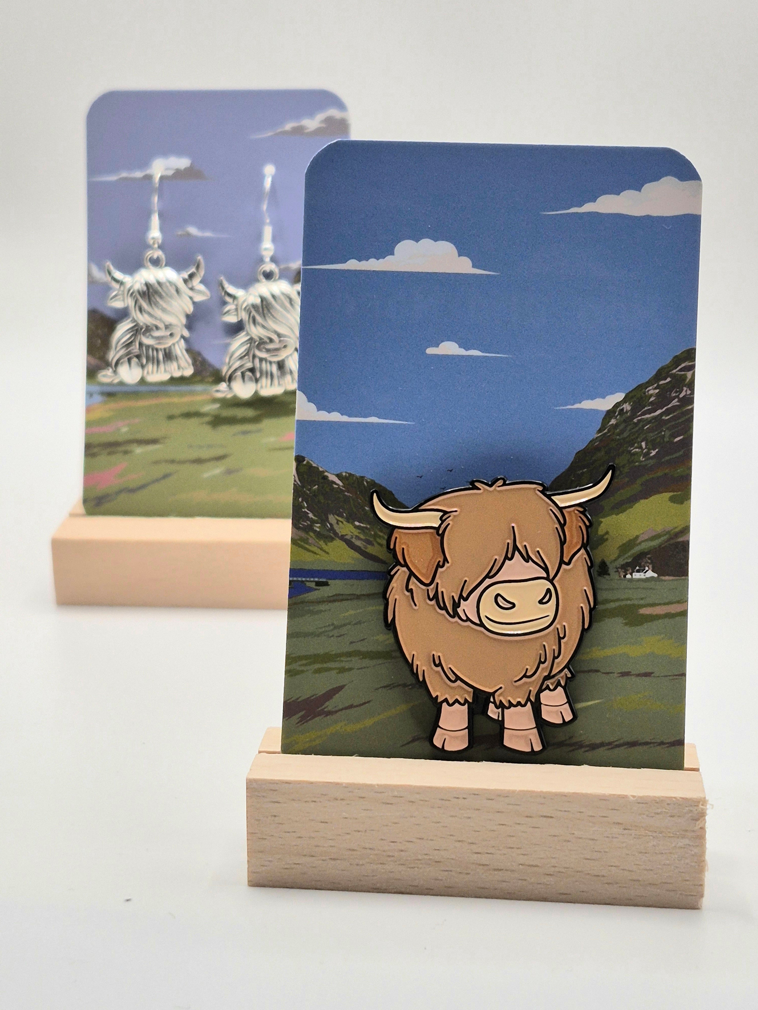 Benji - Highland Cow Pin
