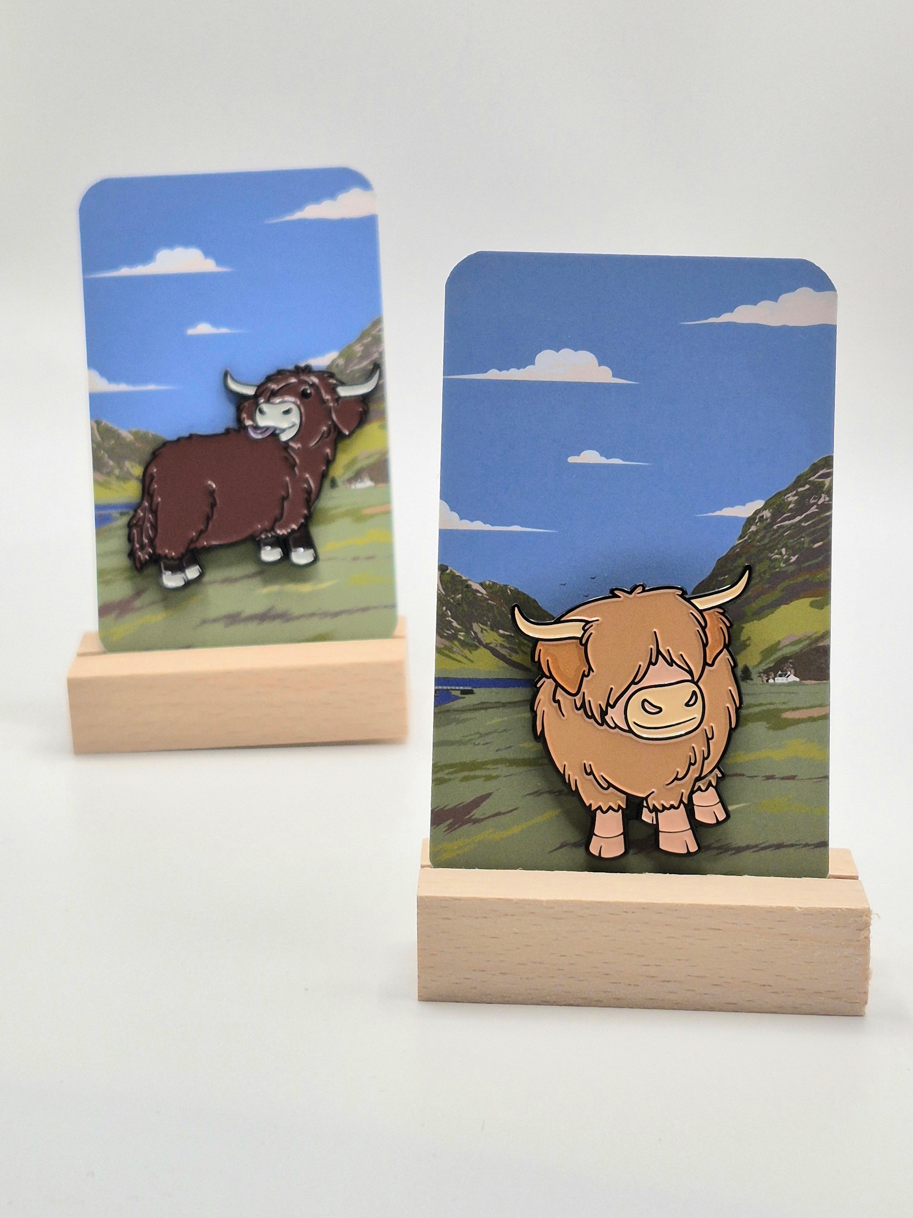 Benji - Highland Cow Pin