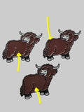Isla - Highland Cow Pin  - B GRADE
