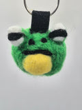Grumpy Frog Bag Charm