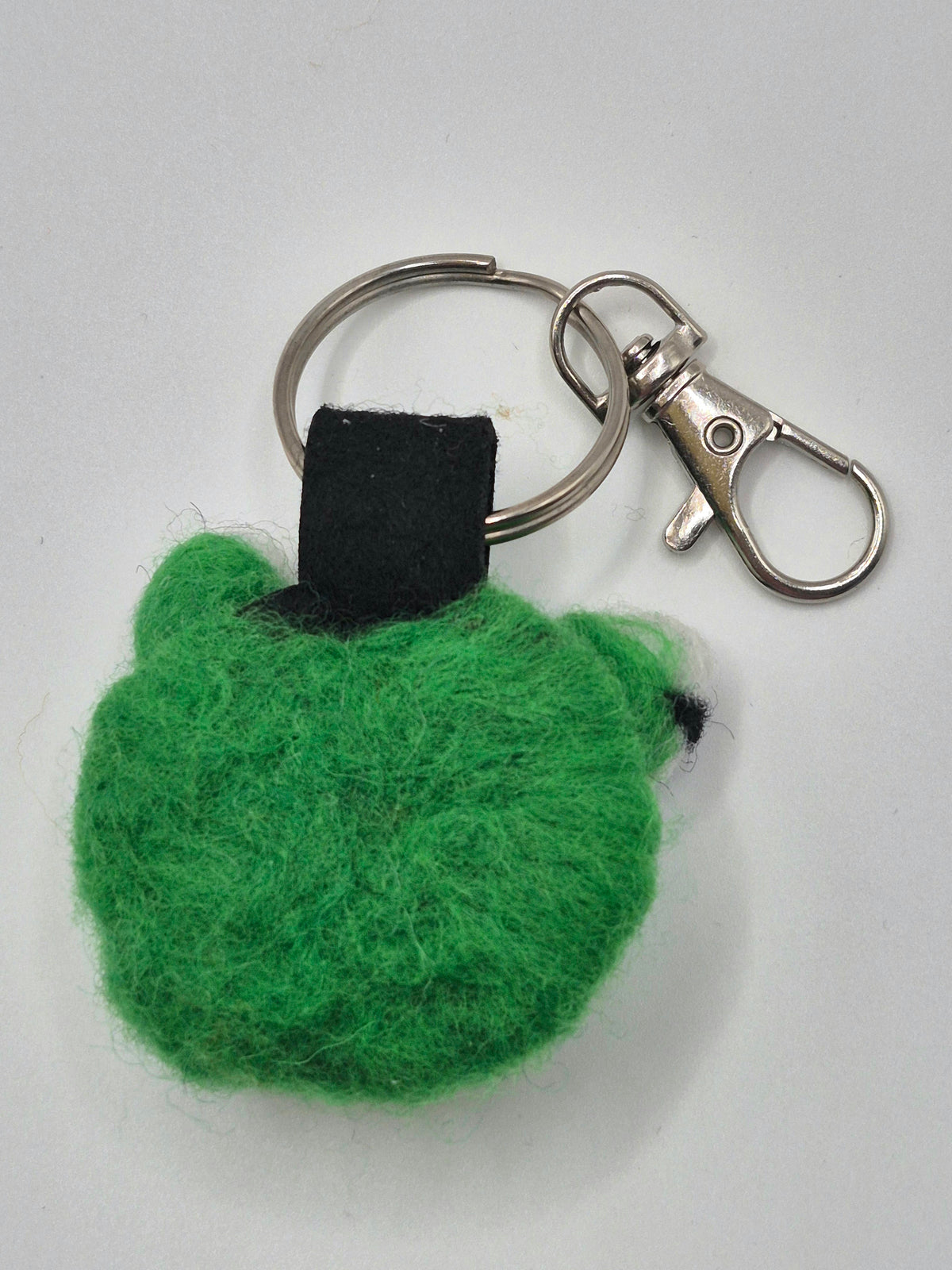 Grumpy Frog Bag Charm