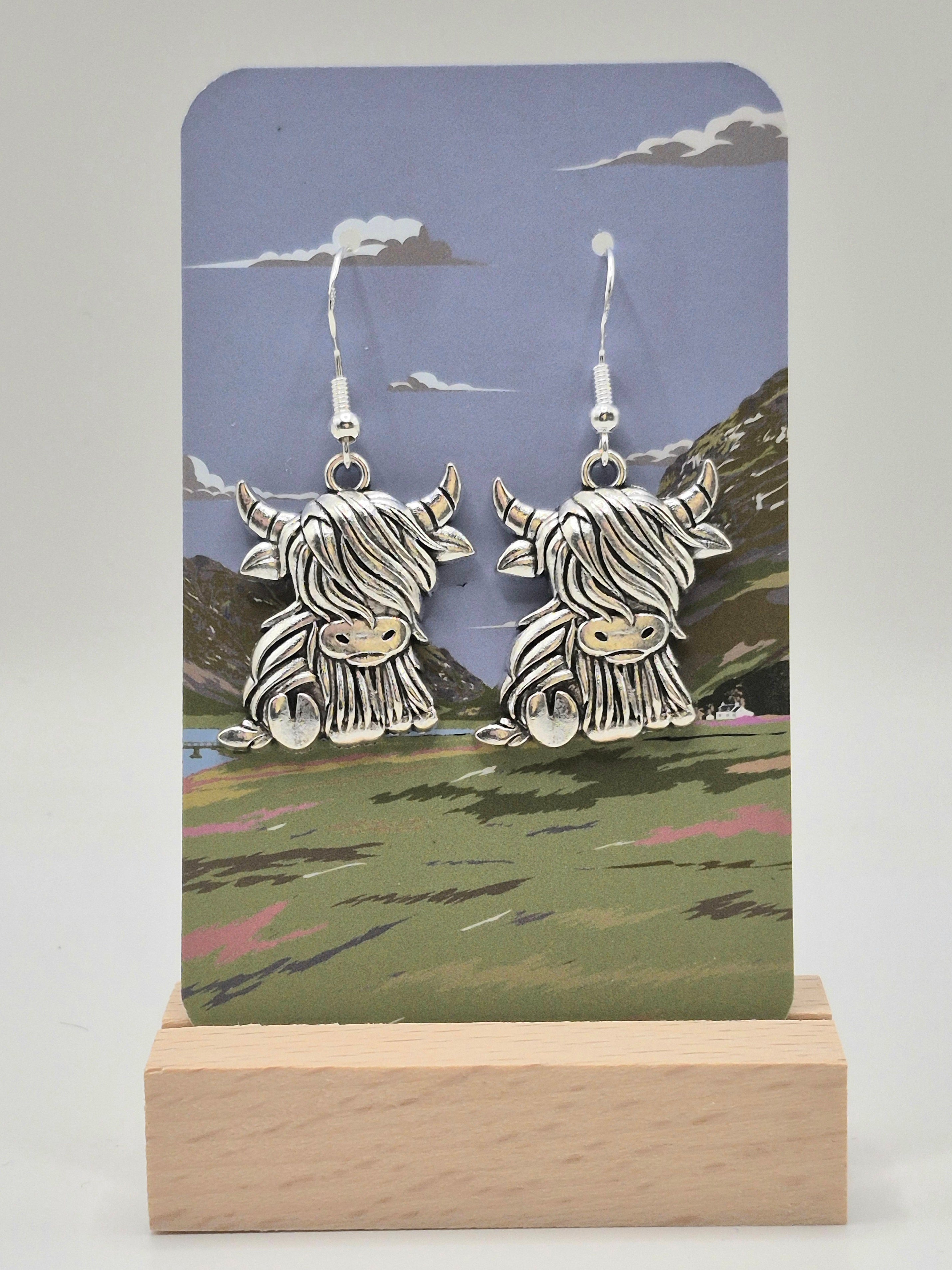 Highland Cow Earrings