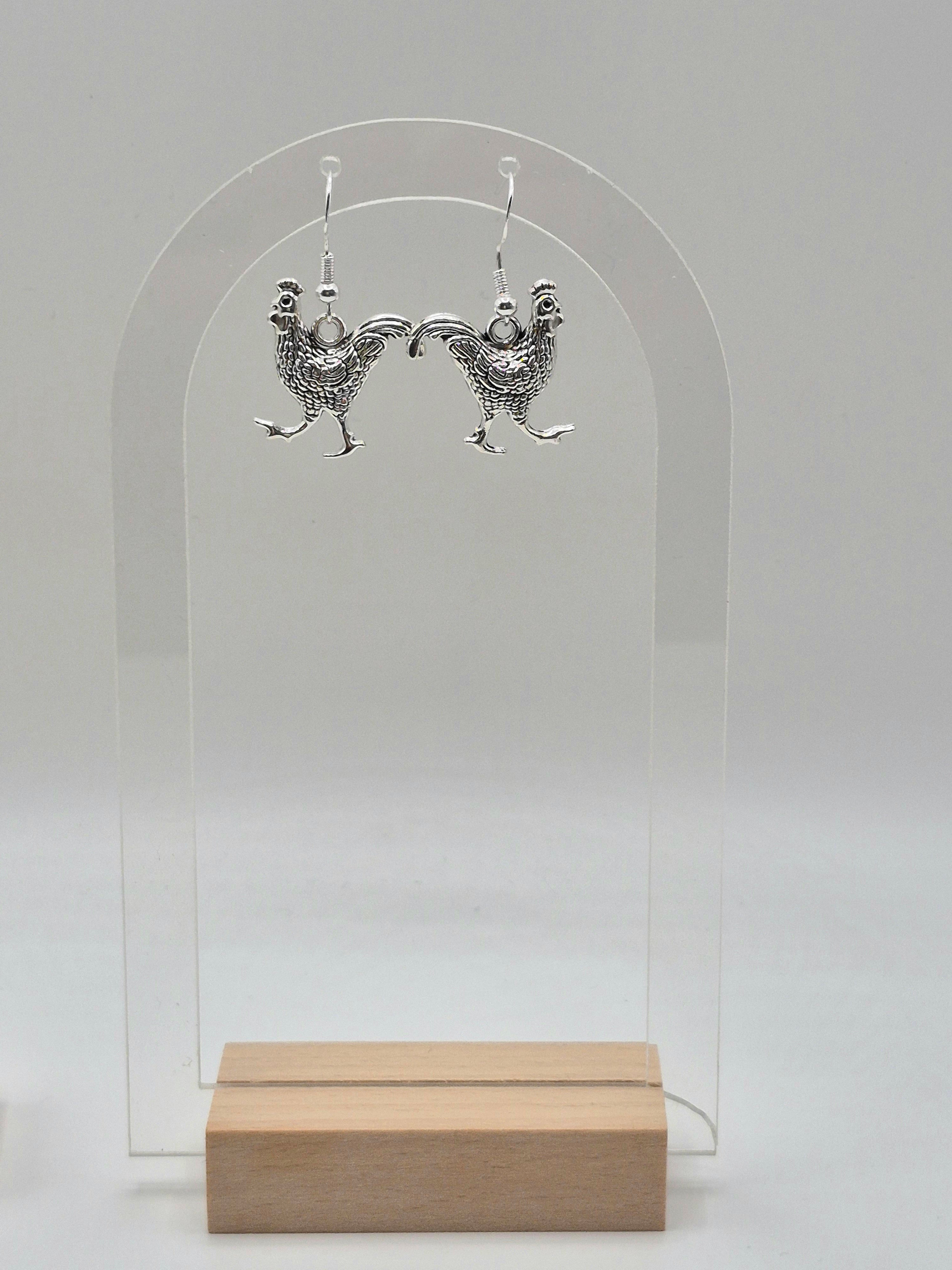 Chicken Earrings