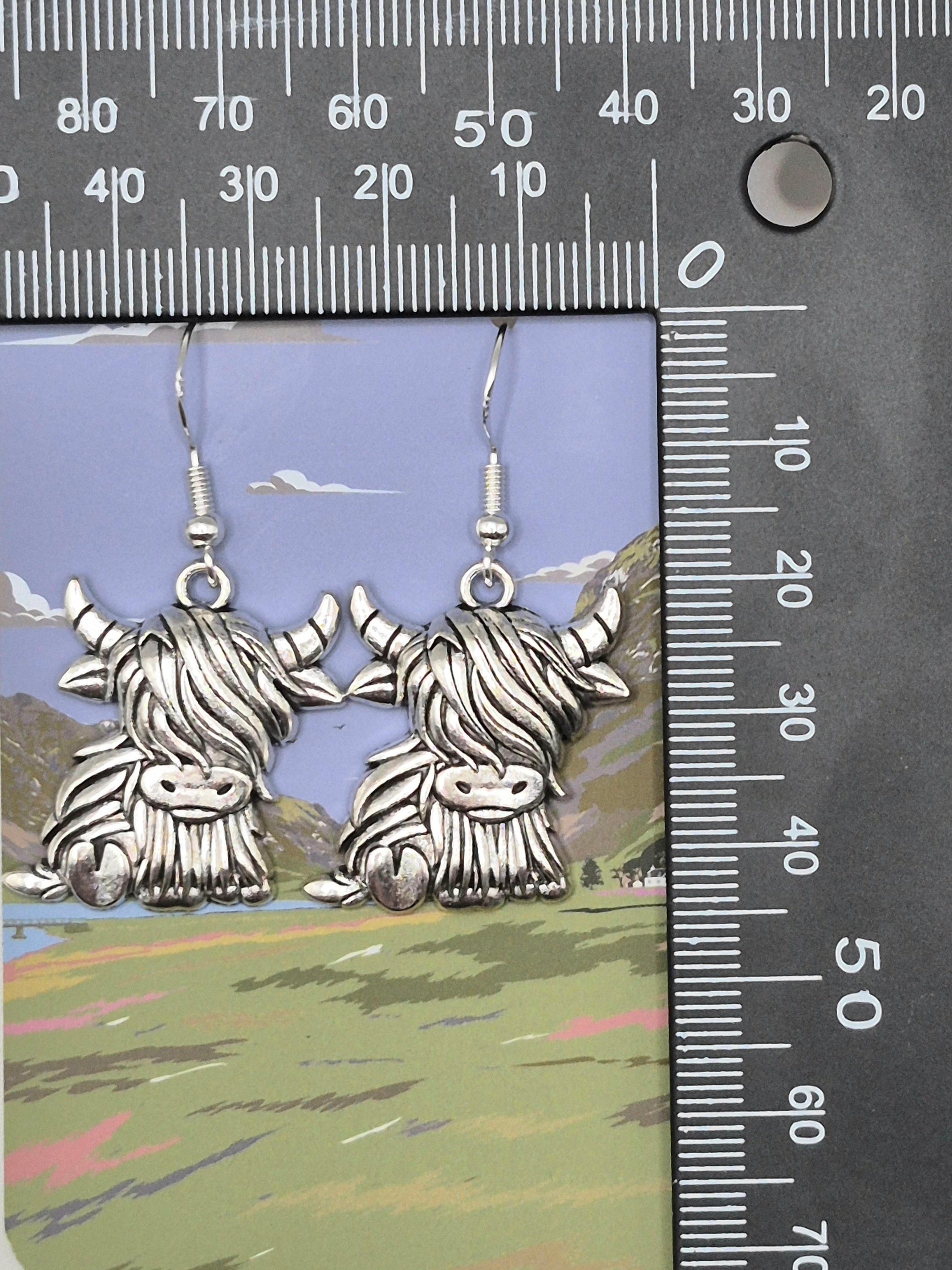 Highland Cow Earrings