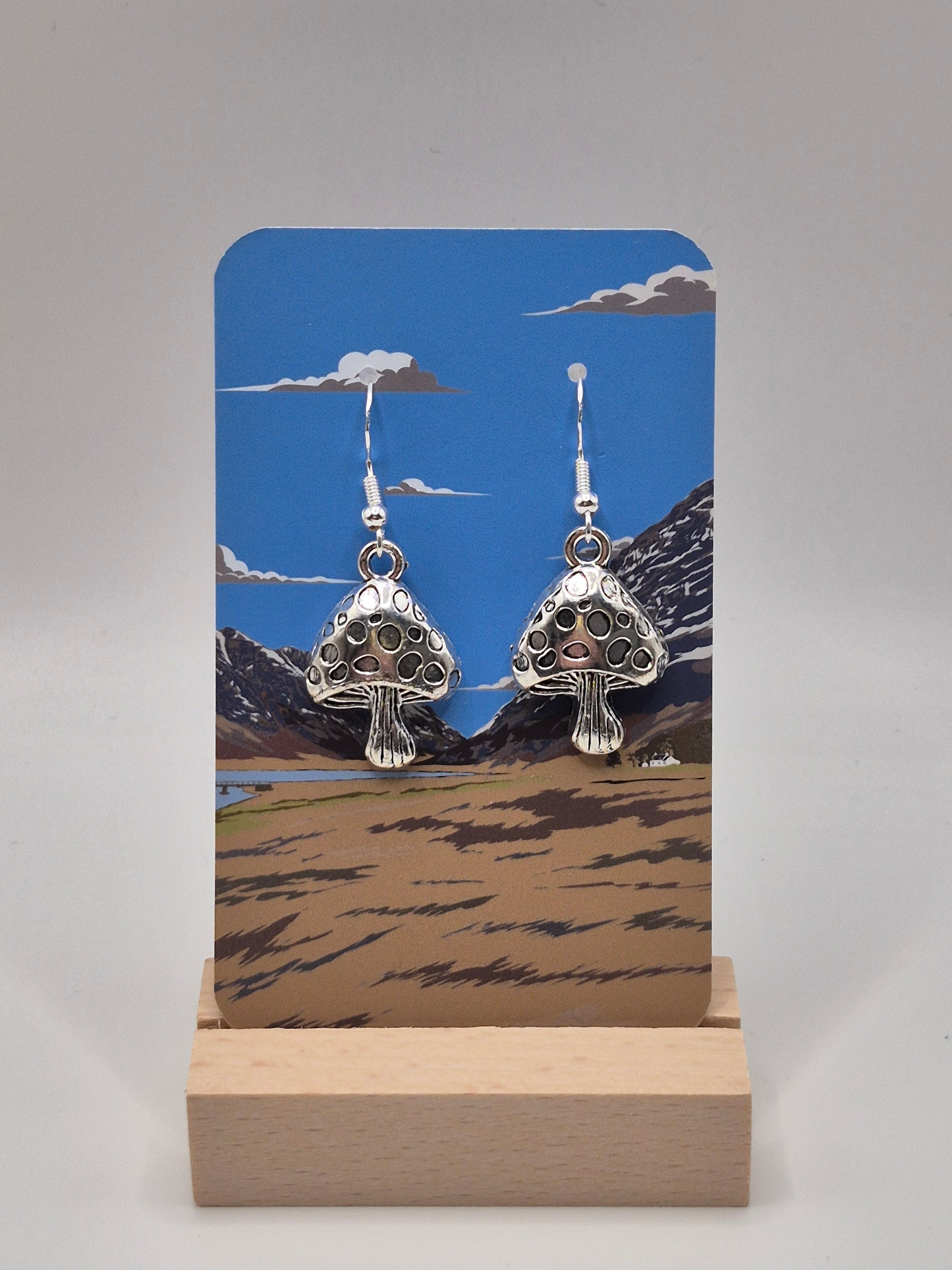 Mushroom Earrings