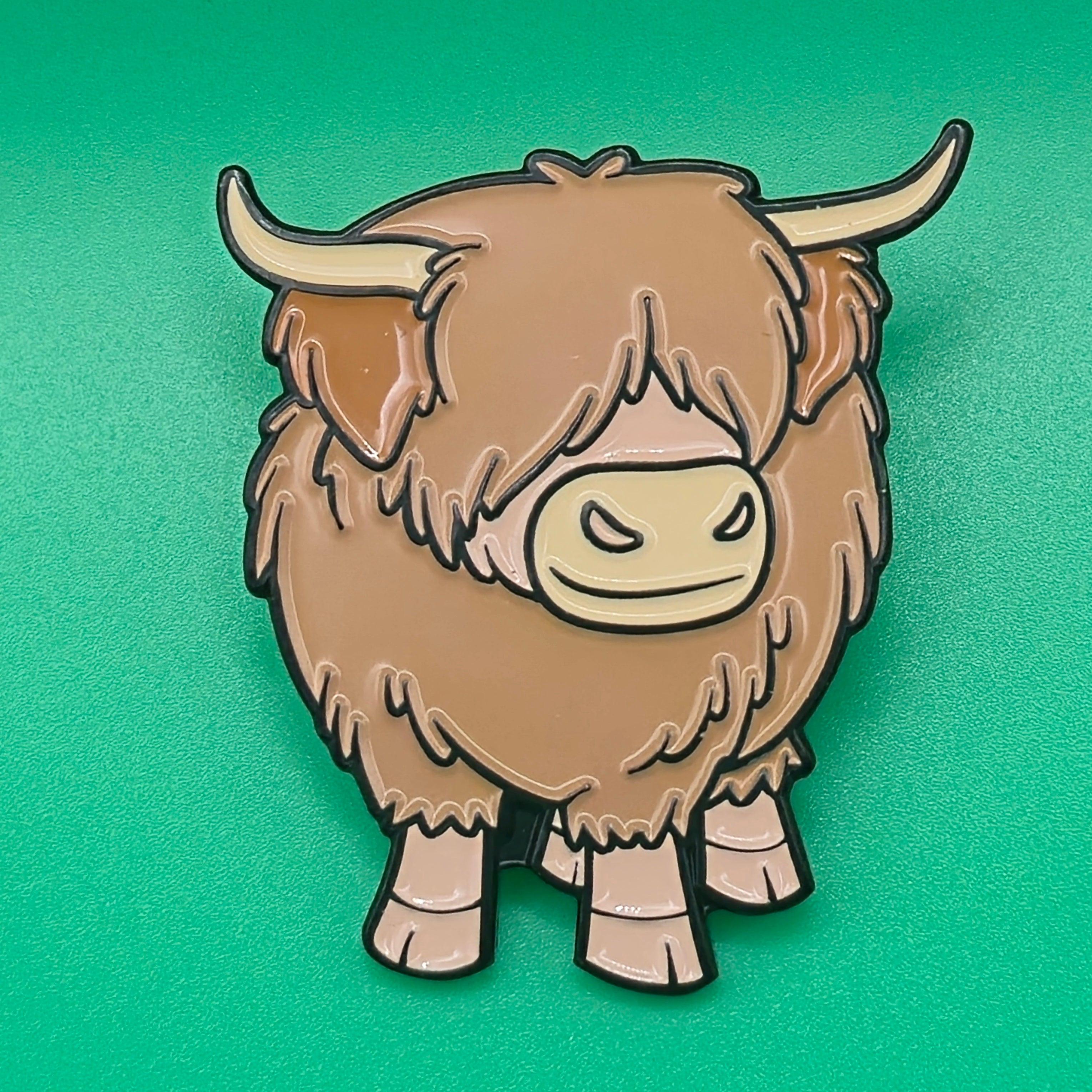 Benji - Highland Cow Pin