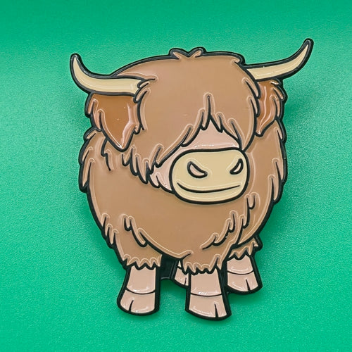 Benji - Highland Cow Pin